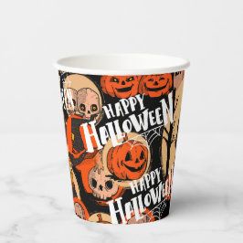 Vasos De Papel Vibraciones espeluznantes de Halloween lindas y at