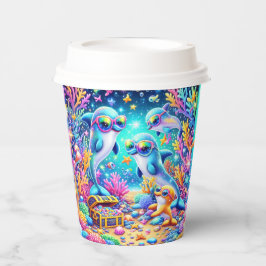 Vasos De Papel Vida marina