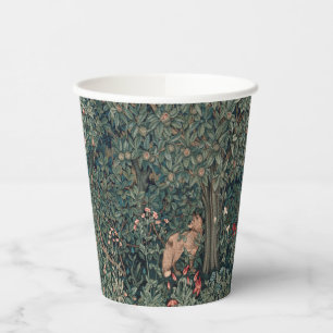 Vasos De Papel Vida silvestre William Morris Greenery Fox