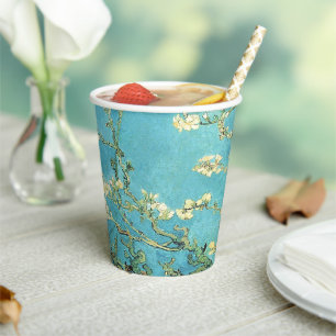 Vasos De Papel Vincent van Gogh Blossomong Almond Tree