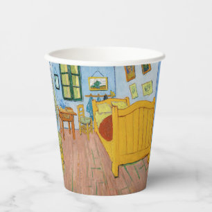 Vasos De Papel Vincent Van Gogh - Dormitorio de Vincent en Arles