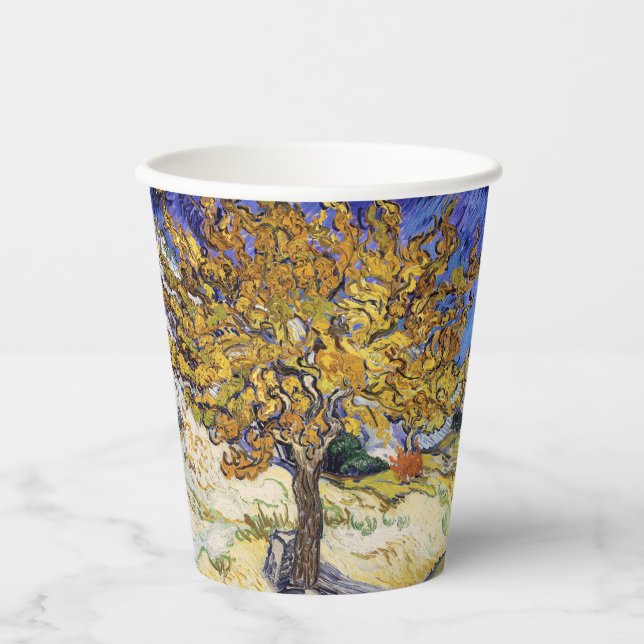 Vasos De Papel Vincent van Gogh - El árbol de las moras (Anverso)