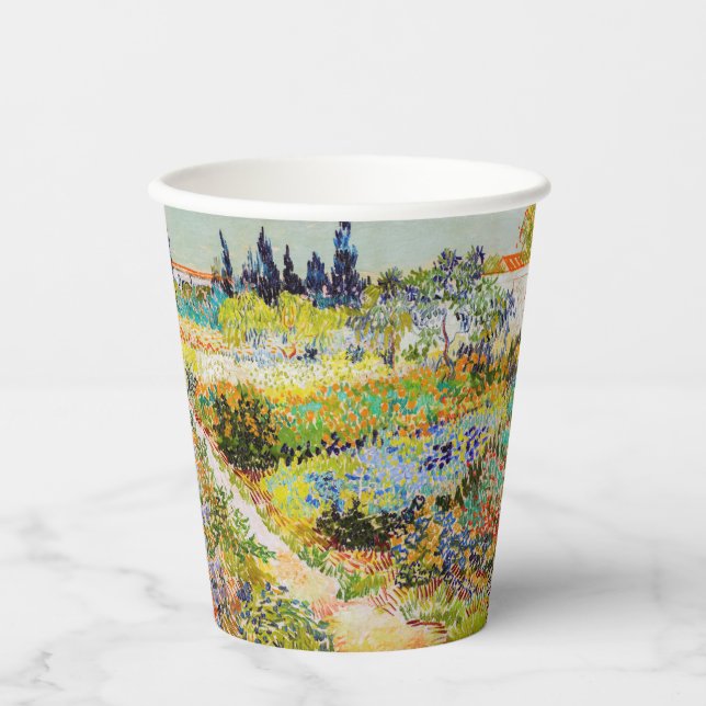 Vasos De Papel Vincent van Gogh - Jardín de Arles (Anverso)