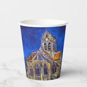 Vasos De Papel Vincent van Gogh - La Iglesia de Auvers