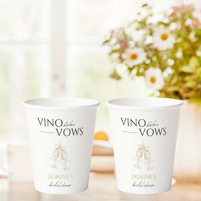Vasos De Papel Vino antes de prometer Magnolia Blanca Ducha Britá (Subido por el creador)