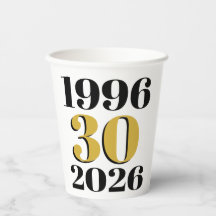 Vintage 1996 Milestone 30 cumpleaños