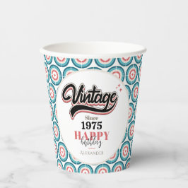 Vasos De Papel Vintage desde 1975