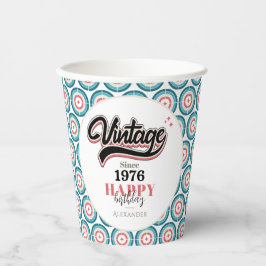 Vasos De Papel Vintage desde 1976