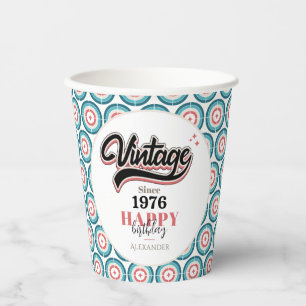 Vasos De Papel Vintage desde 1976