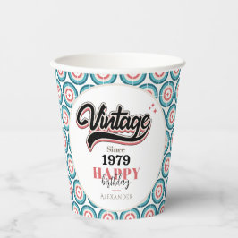 Vasos De Papel Vintage desde 1979