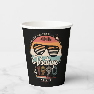 Vasos De Papel Vintage desde 1990