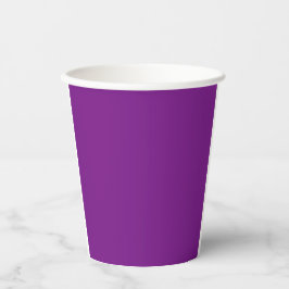Vasos De Papel violeta profundo.