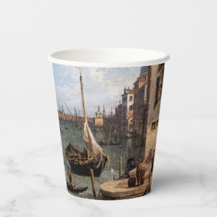 Vasos De Papel Vista de Canaletto al Gran Canal
