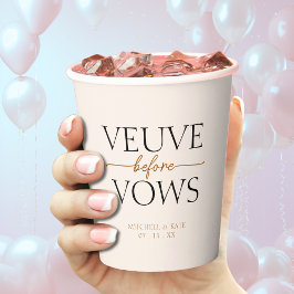 Vasos De Papel Viuda Antes de los Votos Regalo de Despedida de So