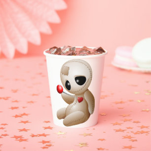 Vasos De Papel Voodoo Doll Personalizado enamorado