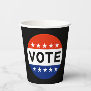 Vasos De Papel Votación 2026 Elecciones de mitad de período