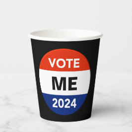 Vasos De Papel Votación personal Campaña electoral presidencial 2