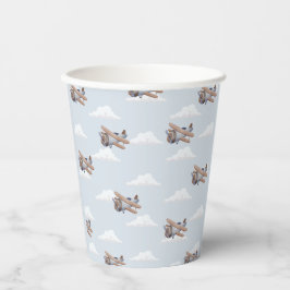 Vasos De Papel Vuelos horarios, viaje en avión azul