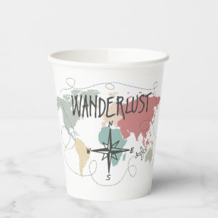 Vasos De Papel Wanderlust