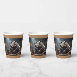 Vasos De Papel Warrior Rhino