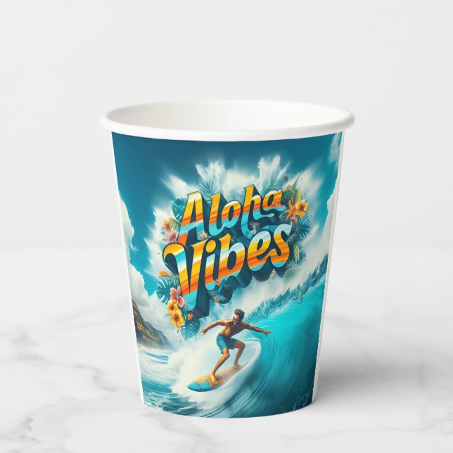 Vasos De Papel Waves & Wanderlust Collection (Reverso )