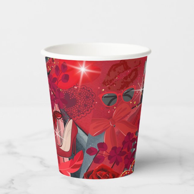 Vasos De Papel Wear Red (Anverso)