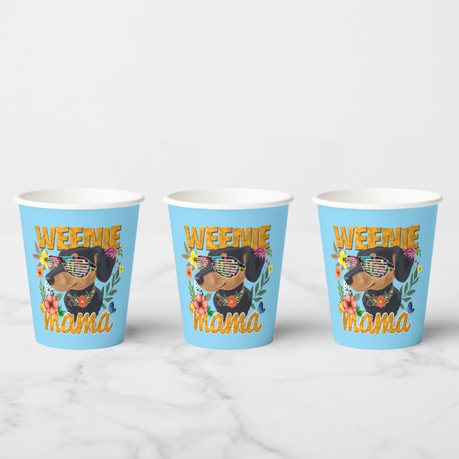 VASOS DE PAPEL WEENIE MAMA PAPER CUPS (Multi)