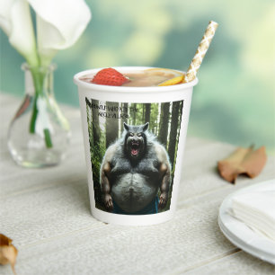 Vasos De Papel Werewolf Que Se Comía Las tazas De Papel De Toda L