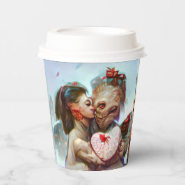 Vasos De Papel Whimsical Alien Romance