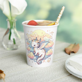 Vasos De Papel Whimsical Dragon Baby Shower
