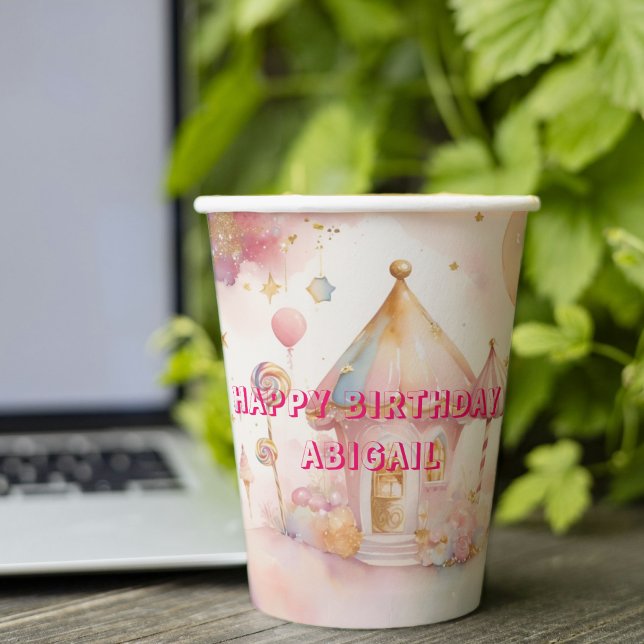 Vasos De Papel Whimsical maravilla candyland Paper cup (Subido por el creador)