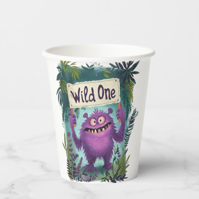 Vasos De Papel Wild One (Anverso)