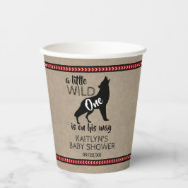 Vasos De Papel Wild One Boys Baby Shower