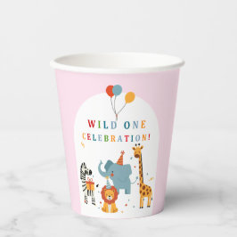 Vasos De Papel Wild One First Birthday