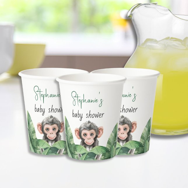 Vasos De Papel Wild One Safari Baby Animals Baby Shower (Subido por el creador)