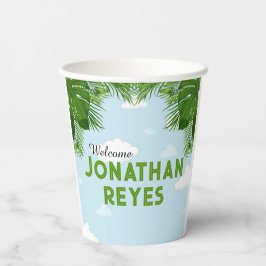 Vasos De Papel Wild One Safari Jungle Baby Shower