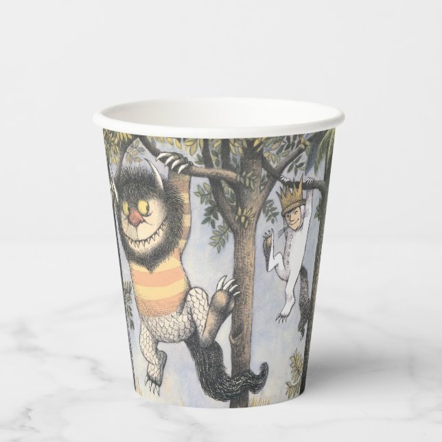Vasos De Papel Wild Things and Max Swinging From Trees (Anverso)