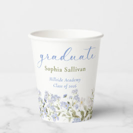 Vasos De Papel Wildflower Bloom Graduation Party
