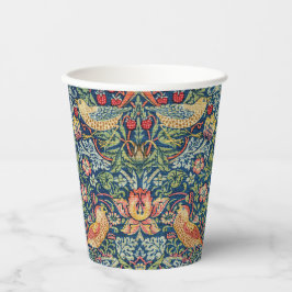 Vasos De Papel William Morris - Ladrón de fresas