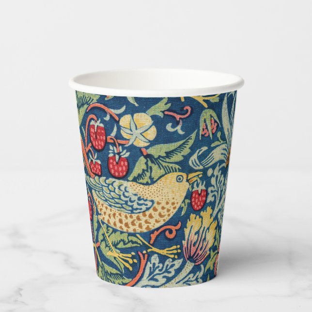 Vasos De Papel William Morris - Ladrón de fresas (Reverso )