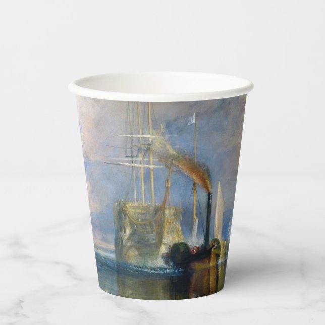 Vasos De Papel William Turner - El temerario de la lucha (Anverso)