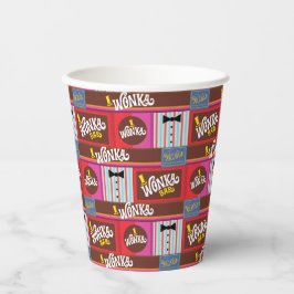 Vasos De Papel Willy Wonka y el cumpleaños de la fábrica de choco