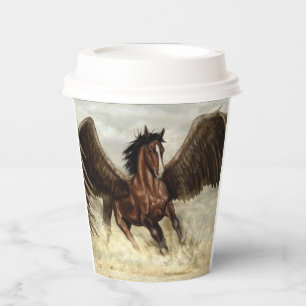 Vasos De Papel Winged Pegasus