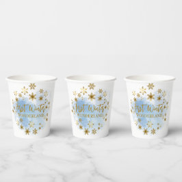 Vasos De Papel Winter Wonderland