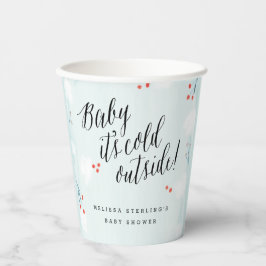 Vasos De Papel Winter Wonderland Baby It's Cold Outside Shower
