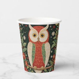Vasos De Papel Wise Winter Watcher