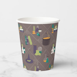 Vasos De Papel Witch Spell Suministrations Halloween