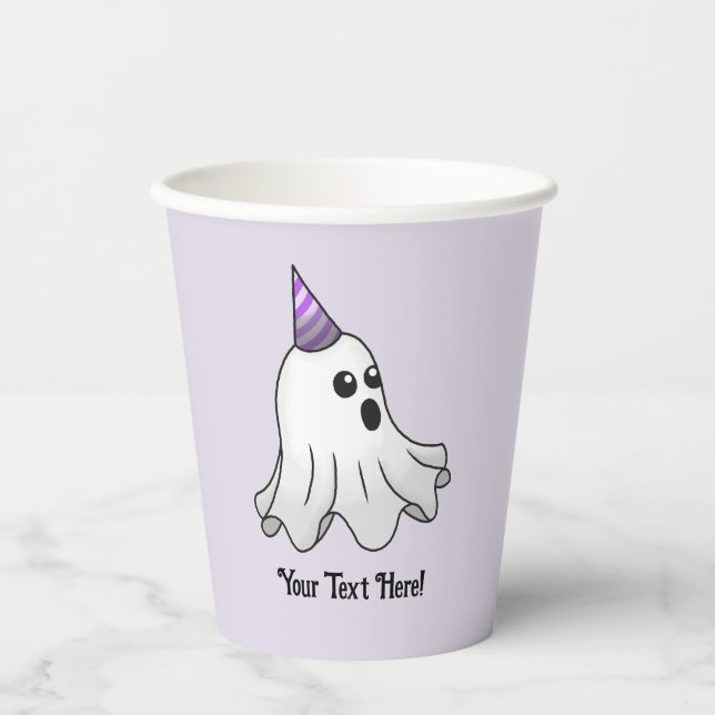 Vasos De Papel Wonderful and Beautiful Halloween Ghost  (Anverso)