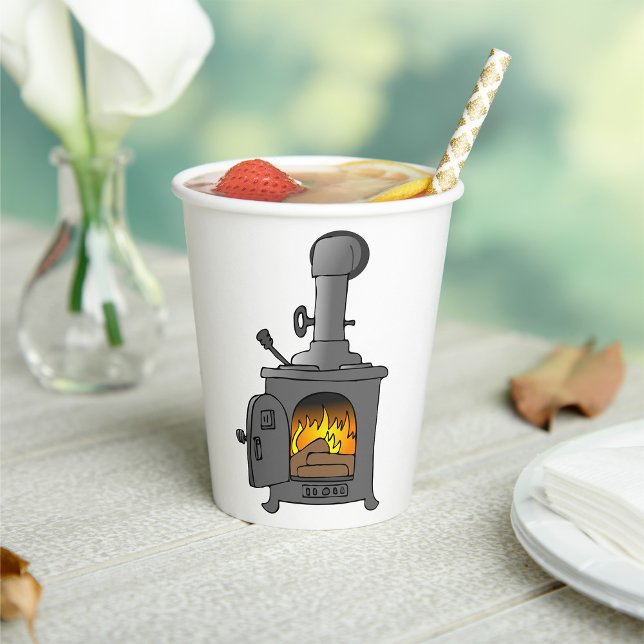 Vasos De Papel Wood Burner Stove (Subido por el creador)