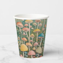 Vasos De Papel Woodland encantado